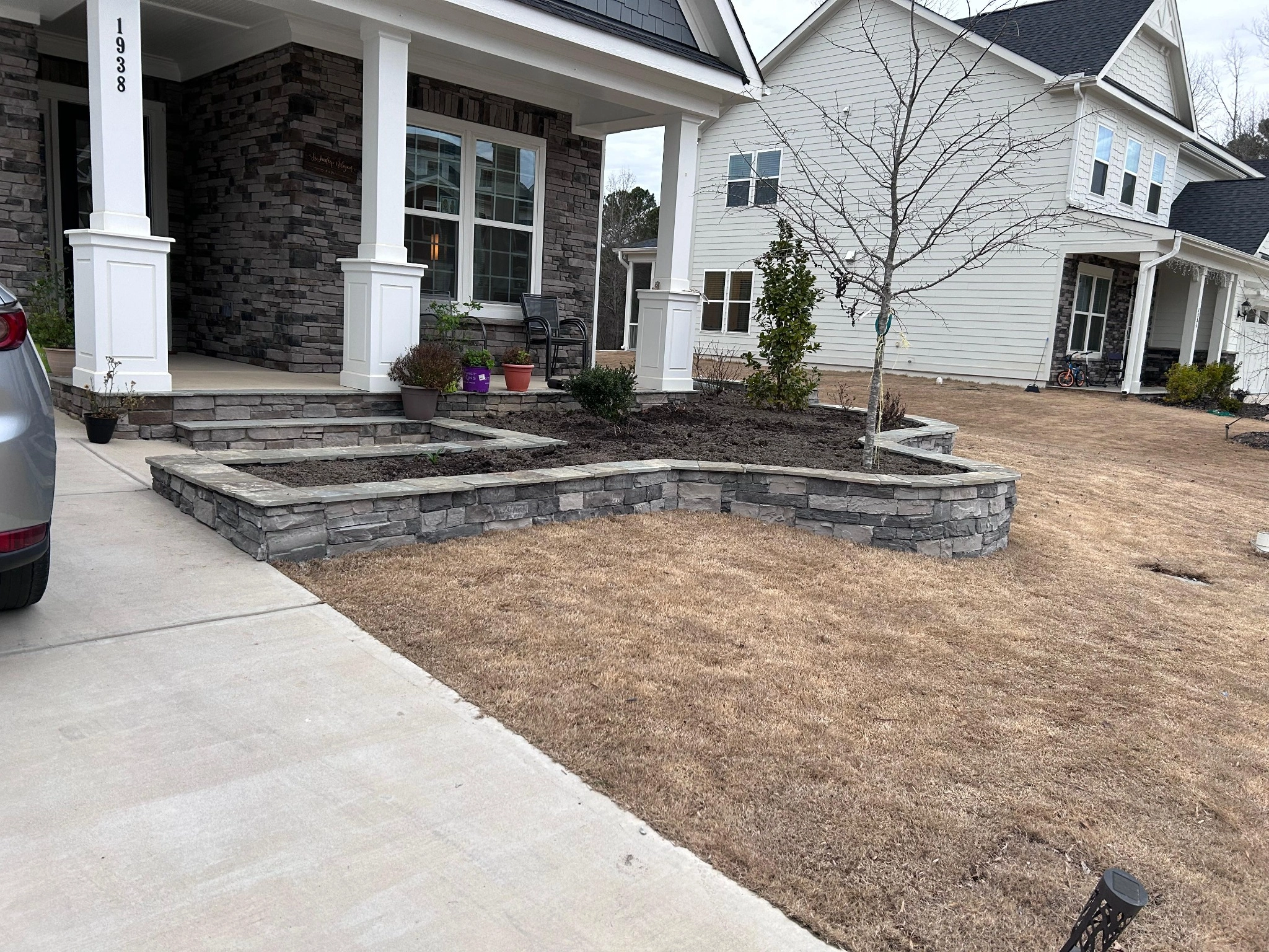 Patio installation